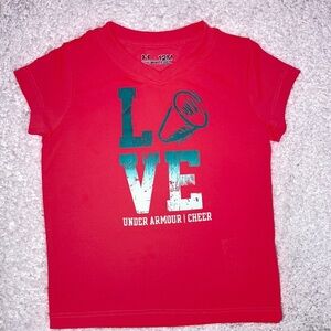 Underarmour 12m love cheerleader short sleeve tee